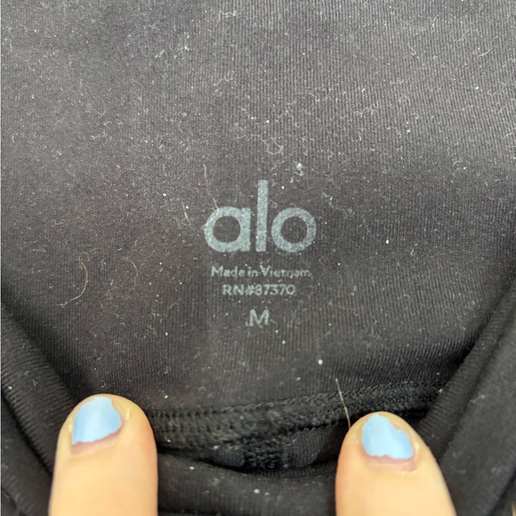ALO Yoga Black Flare Yoga Pants - Picture 3 of 4